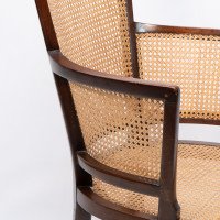 Anglo-Japanese Cane-Work Armchair c.1880 - Thumbnail 9