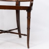 Anglo-Japanese Cane-Work Armchair c.1880 - Thumbnail 12
