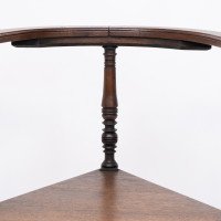 Jas Shoolbred. An Aesthetic Movement Oak Corner Armchair with Stylized Turnings - Thumbnail 7