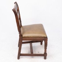 J. P. Seddon, attributed. An Aesthetic Movement Oak Side Chair with Ebonized Circles - Thumbnail 5