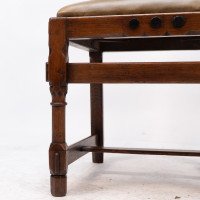 J. P. Seddon, attributed. An Aesthetic Movement Oak Side Chair with Ebonized Circles - Thumbnail 11