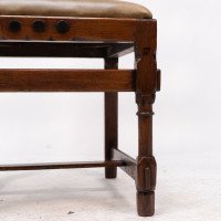 J. P. Seddon, attributed. An Aesthetic Movement Oak Side Chair with Ebonized Circles - Thumbnail 13