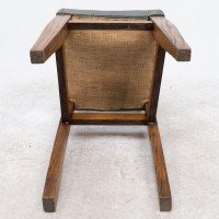 William Birch. An Arts & Crafts High Seat Music Chair with Leather Seat - Thumbnail 16