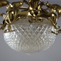 A Rare Pair of Arts & Crafts Hand-hammered Ceiling Lamps - Thumbnail 11