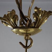 A Rare Pair of Arts & Crafts Hand-hammered Ceiling Lamps - Thumbnail 17