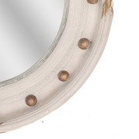 A Regency Style Circular Convex Mirror with Ball & Ribbon Decoration - Thumbnail 11