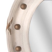A Regency Style Circular Convex Mirror with Ball & Ribbon Decoration - Thumbnail 14