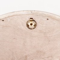 A Regency Style Circular Convex Mirror with Ball & Ribbon Decoration - Thumbnail 16