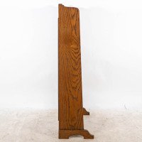A Small Arts & Crafts Oak Bookcase with Adjustable Shelves - Thumbnail 5