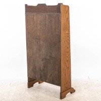 A Small Arts & Crafts Oak Bookcase with Adjustable Shelves - Thumbnail 20