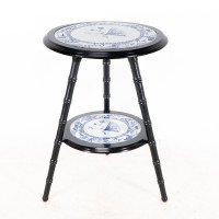 Brown-Westhead, Moore & Co – Aesthetic Ebonised Side Table with Jeddo Plates - Thumbnail 5