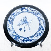 Brown-Westhead, Moore & Co – Aesthetic Ebonised Side Table with Jeddo Plates - Thumbnail 8