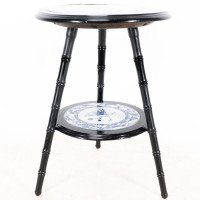 Brown-Westhead, Moore & Co – Aesthetic Ebonised Side Table with Jeddo Plates - Thumbnail 9