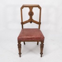 Charles Bevan for Gillow and Co., attributed – Set of Six Aesthetic Movement Oak Dining Chairs - Thumbnail 5