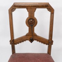 Charles Bevan for Gillow and Co., attributed – Set of Six Aesthetic Movement Oak Dining Chairs - Thumbnail 10