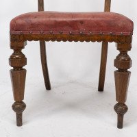 Charles Bevan for Gillow and Co., attributed – Set of Six Aesthetic Movement Oak Dining Chairs - Thumbnail 14