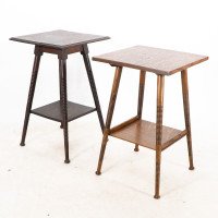 Goodyers of Regent St. A Pair of Oak Arts & Crafts Side Tables - Thumbnail 1