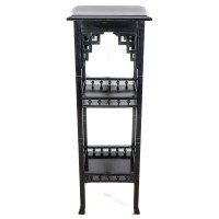 Heals, attributed. An Anglo-Japanese Aesthetic Movement Three-tier Ebonized Stand - Thumbnail 2