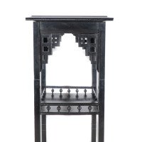 Heals, attributed. An Anglo-Japanese Aesthetic Movement Three-tier Ebonized Stand - Thumbnail 8
