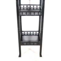 Heals, attributed. An Anglo-Japanese Aesthetic Movement Three-tier Ebonized Stand - Thumbnail 10