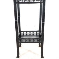 Heals, attributed. An Anglo-Japanese Aesthetic Movement Three-tier Ebonized Stand - Thumbnail 11