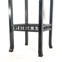Heals, attributed. An Anglo-Japanese Aesthetic Movement Three-tier Ebonized Stand - Thumbnail 13