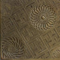 Thomas Jeckyll for Barnard Bishop & Barnard. A Large & Rare Anglo-Japanese Brass Treble Trivet - Thumbnail 10