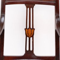 G. M. Ellwood for J. S. Henry, attributed. An English Arts & Crafts Mahogany Armchair - Thumbnail 8