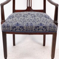 G. M. Ellwood for J. S. Henry, attributed. An English Arts & Crafts Mahogany Armchair - Thumbnail 11