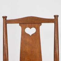 Ambrose Heals for Heals of London. A Pair of Arts & Crafts Rush Seated Chairs - Thumbnail 9
