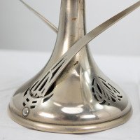 WMF. Art Nouveau Silver-plated Centerpiece with Whiplash Handles & Glass Liner - Thumbnail 18