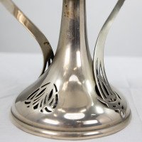 WMF. Art Nouveau Silver-plated Centerpiece with Whiplash Handles & Glass Liner - Thumbnail 17