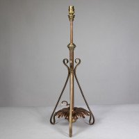 W. A. S. Benson. A Rare Arts & Crafts Telescopic Adjustable Copper & Brass Table Lamp - Thumbnail 3