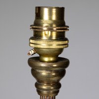 W. A. S. Benson. A Rare Arts & Crafts Telescopic Adjustable Copper & Brass Table Lamp - Thumbnail 8