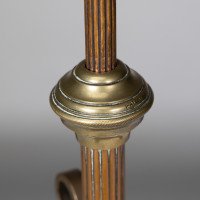 W. A. S. Benson. A Rare Arts & Crafts Telescopic Adjustable Copper & Brass Table Lamp - Thumbnail 10