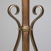 W. A. S. Benson. A Rare Arts & Crafts Telescopic Adjustable Copper & Brass Table Lamp - Thumbnail 12