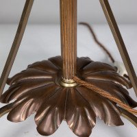W. A. S. Benson. A Rare Arts & Crafts Telescopic Adjustable Copper & Brass Table Lamp - Thumbnail 13
