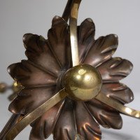 W. A. S. Benson. A Rare Arts & Crafts Telescopic Adjustable Copper & Brass Table Lamp - Thumbnail 16