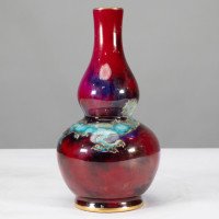 Bernard Moore. A Red Flambe Vase Decorated with a Dragon in the Japanese Style - Thumbnail 2