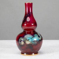 Bernard Moore. A Red Flambe Vase Decorated with a Dragon in the Japanese Style - Thumbnail 5