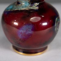 Bernard Moore. A Red Flambe Vase Decorated with a Dragon in the Japanese Style - Thumbnail 14