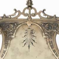 A Gothic Revival Solid Brass Crumb Tray with Tigers Heads & Floral Decors - Thumbnail 10