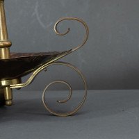 Benham & Froud. A Pair of Arts & Crafts Copper Night Candle Holder W. Flower Head - Thumbnail 17