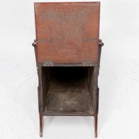 Dr Christopher Dresser – Aesthetic Movement Walnut Coal Box with Brass Panels - Thumbnail 7