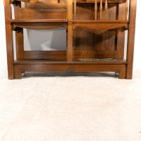 Shapland & Petter. A Good Arts & Crafts Oak Hallstand - Thumbnail 12