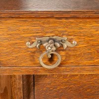 Shapland & Petter. A Good Arts & Crafts Oak Hallstand - Thumbnail 16