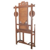 Shapland & Petter. An Arts & Crafts Oak Hallstand with Mirror & Copper Panel - Thumbnail 14