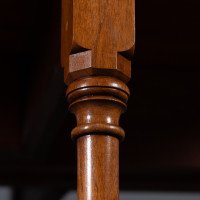 Charles Bevan for Marsh & Jones – Gothic Revival Burr Walnut Sutherland Table. - Thumbnail 17