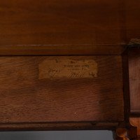 Charles Bevan for Marsh & Jones – Gothic Revival Burr Walnut Sutherland Table. - Thumbnail 21