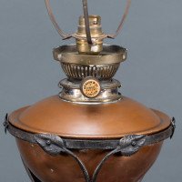 W. A. S. Benson –  Rare Arts & Crafts Iron Telescopic Standard or Floor Lamp - Thumbnail 10